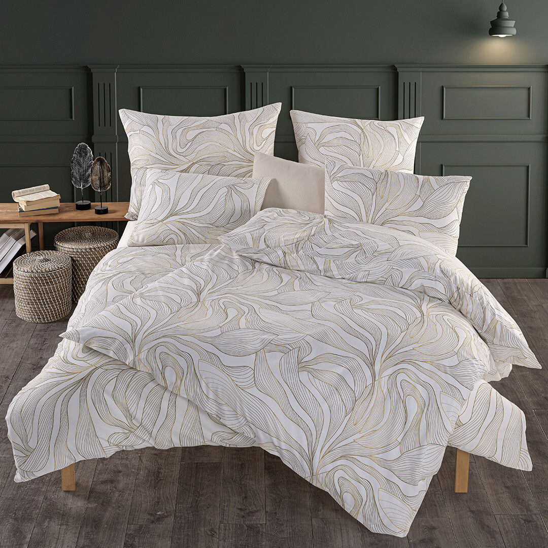 BedTex Bavlněné povlečení Serena béžová