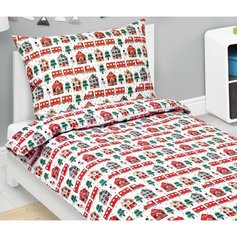 Bellatex Vánoční bavlněné povlečení Vláček