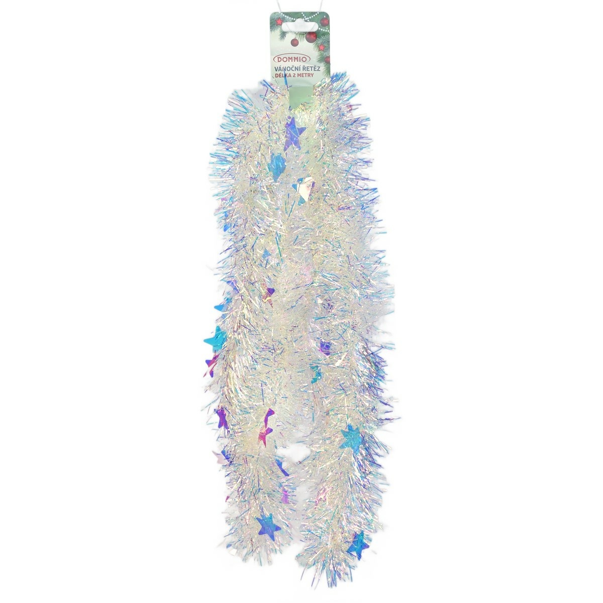 Bohatý vánoční řetěz s duhovým efektem Stars