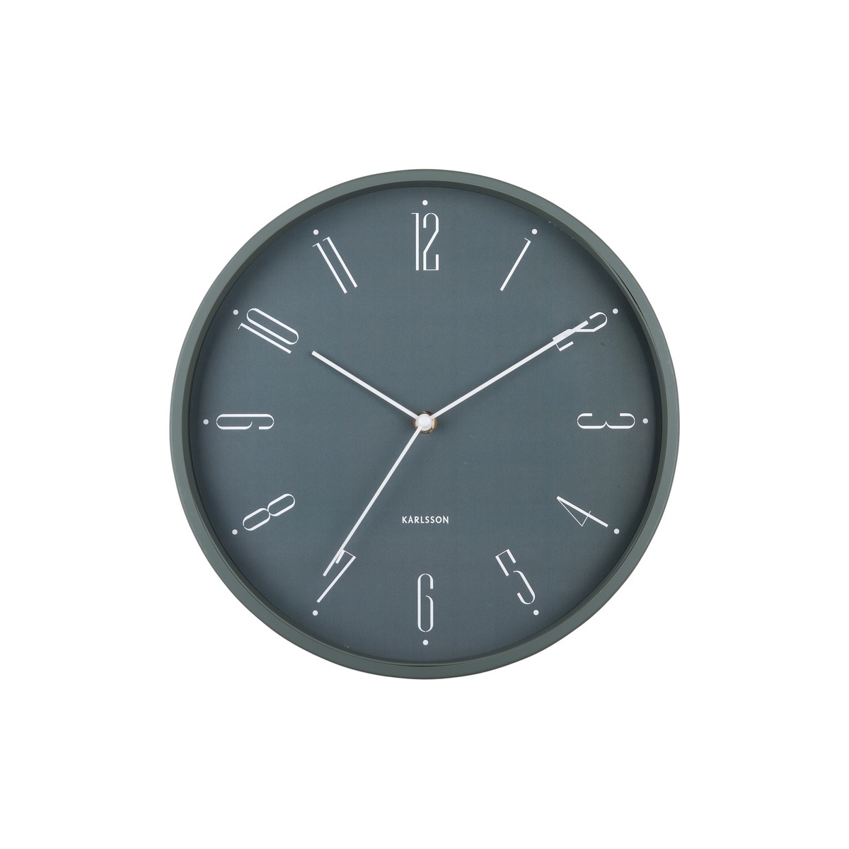Karlsson 5988GR designové nástěnné hodiny šedá