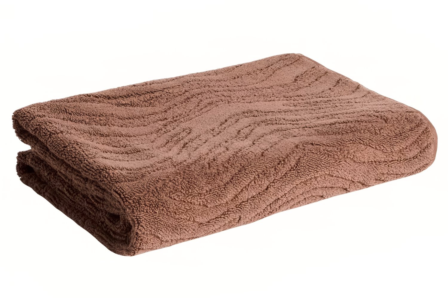 Kave Home Hnědá bavlněná osuška Dalira 70 x 140 cm