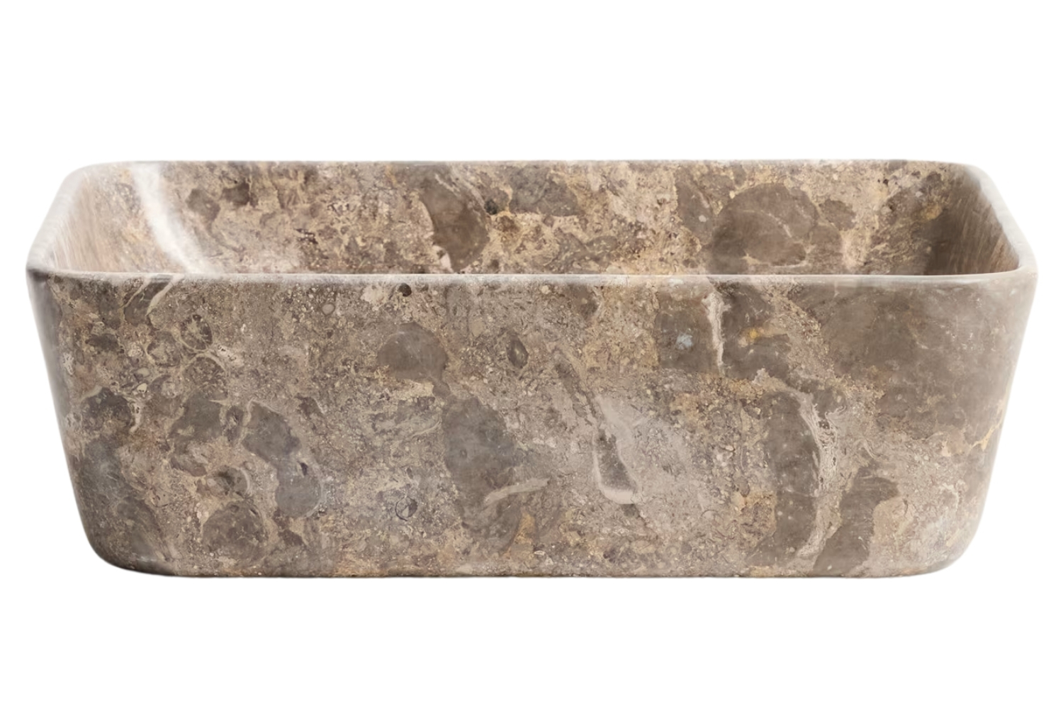 Kave Home Šedé mramorové umyvadlo na desku Home 40 x 40 cm