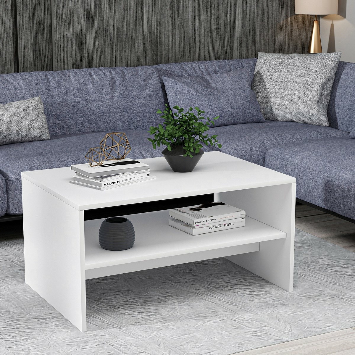 Konferenční stolek Apollon White