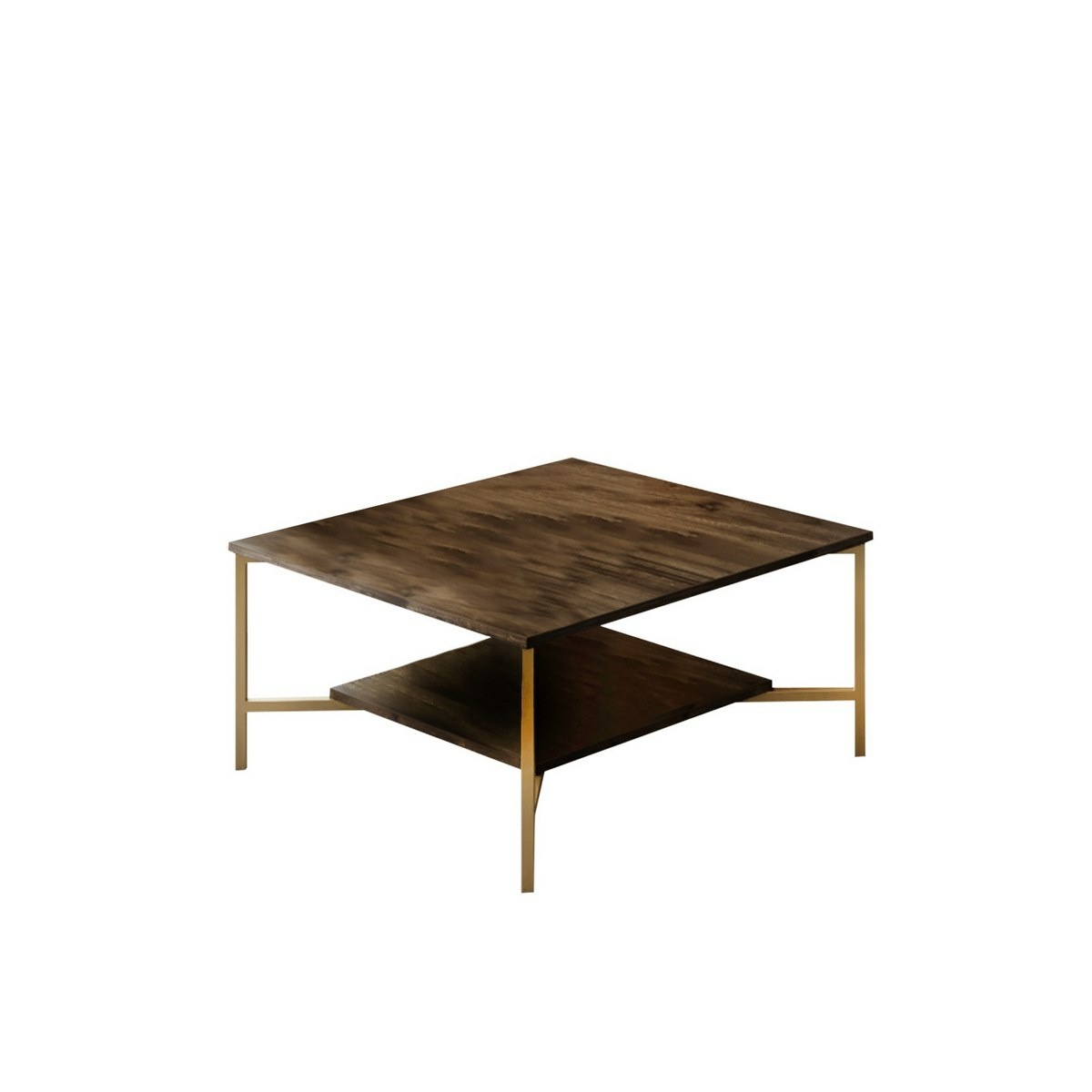 Konferenční stolek Gold Line Walnut