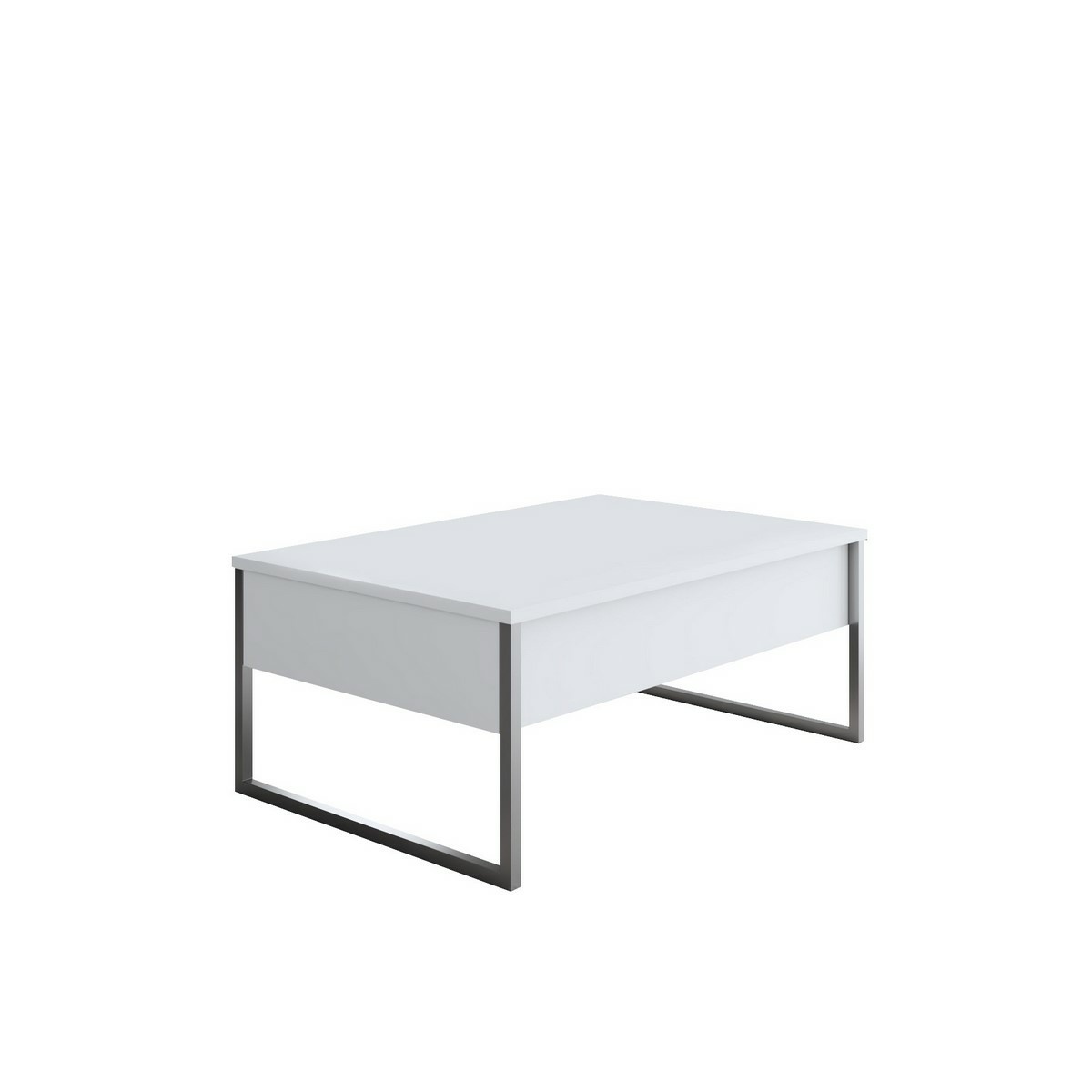 Konferenční stolek Luxe White and Silver