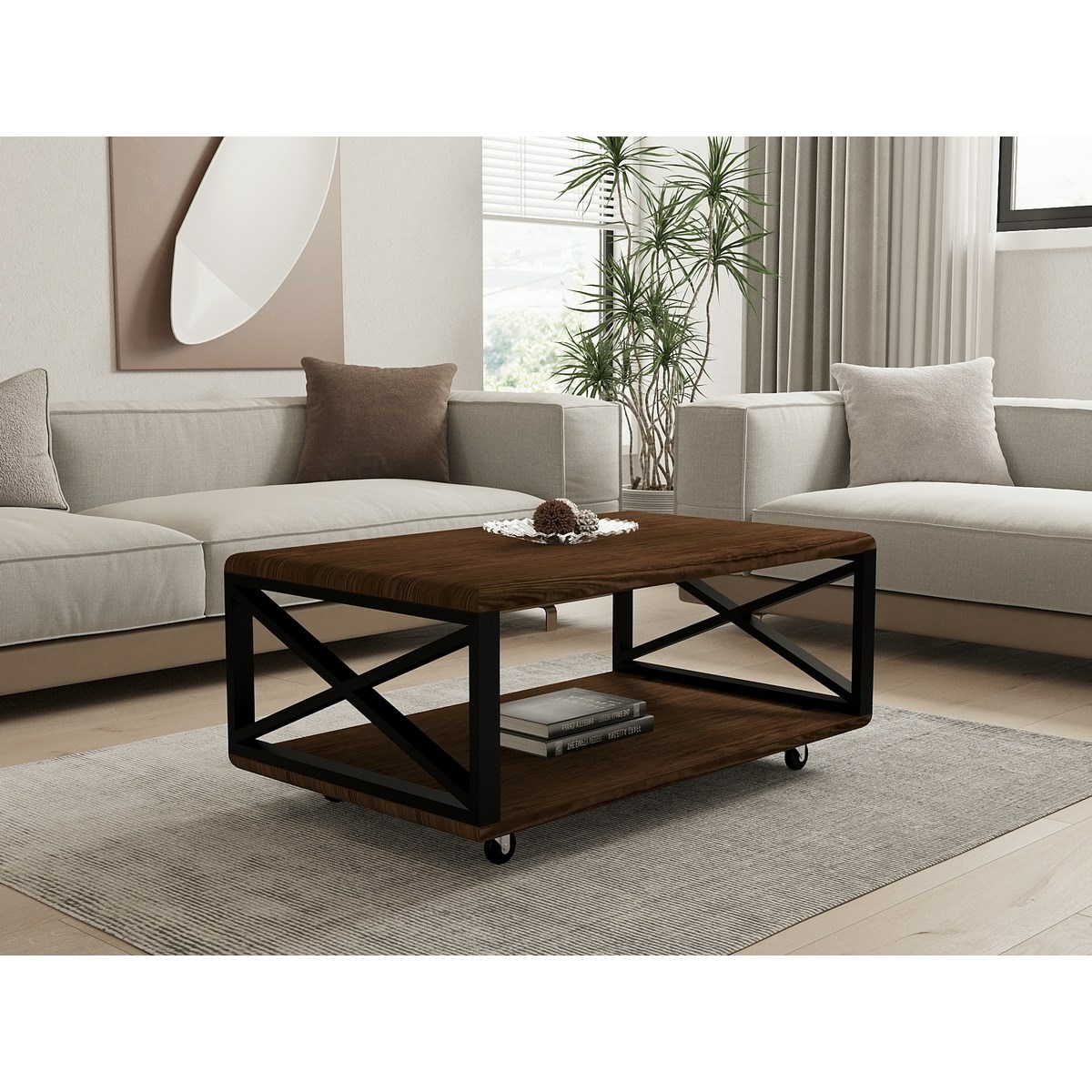 Konferenční stolek Yuso Walnut