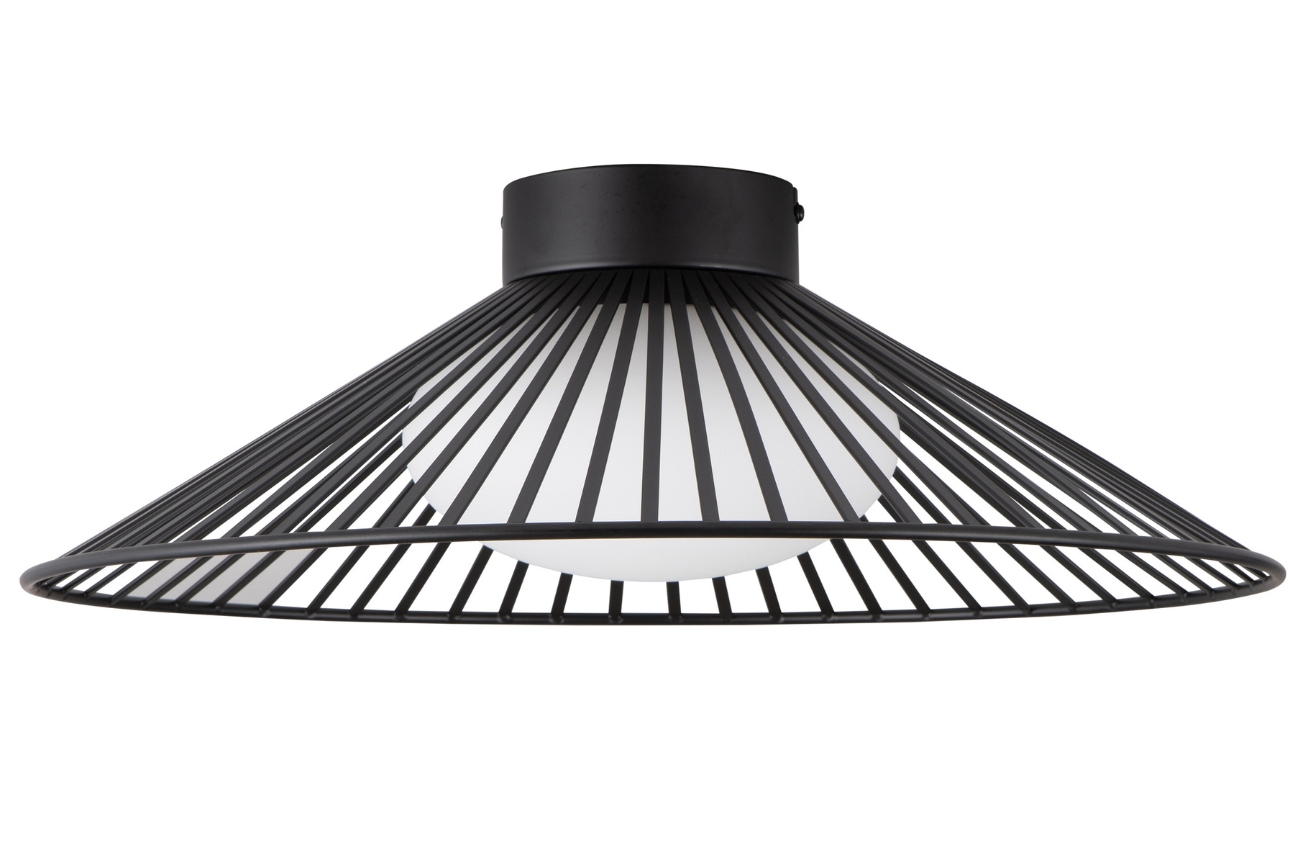 Nova Luce Černé stropní LED světlo Brume 50 cm