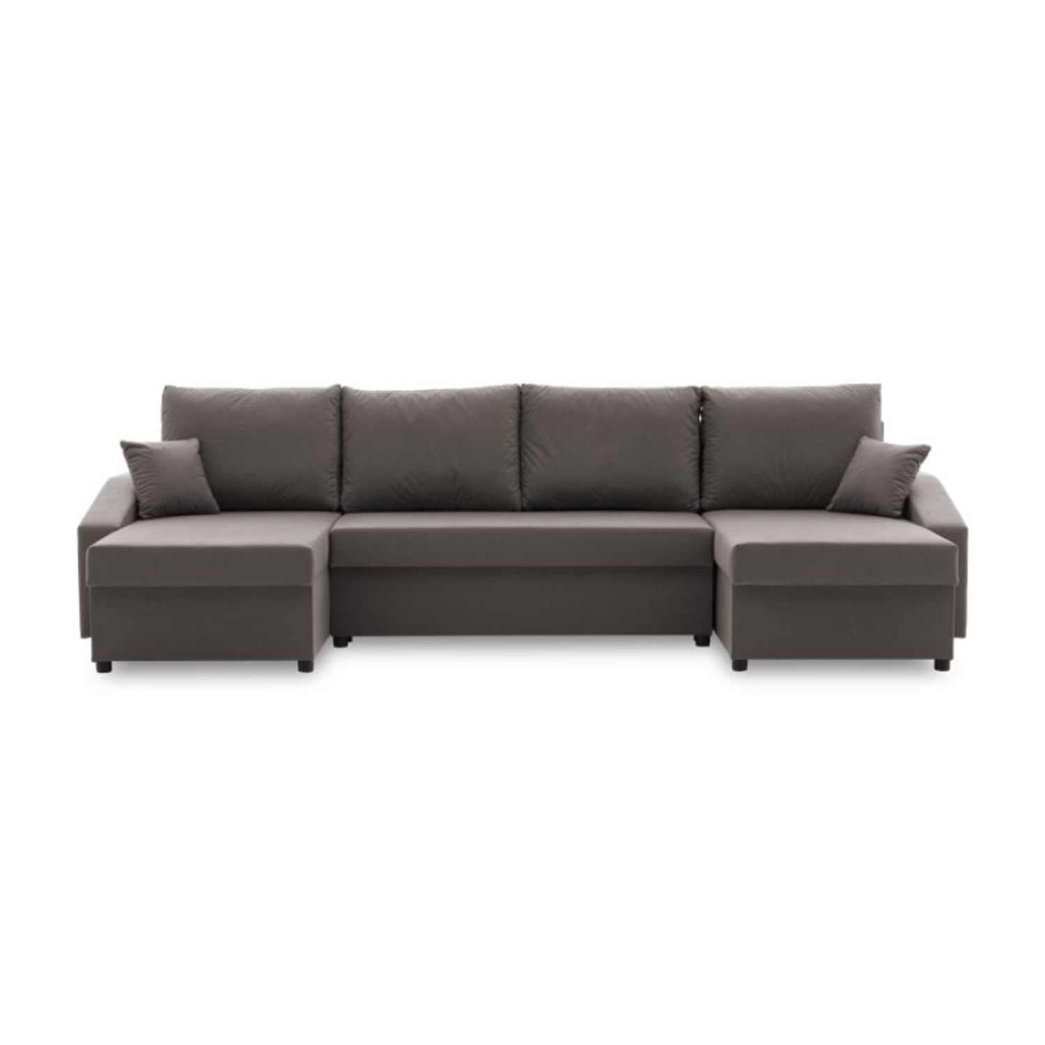 Velká rozkládací sedací souprava SPARTA PLUS Šedá