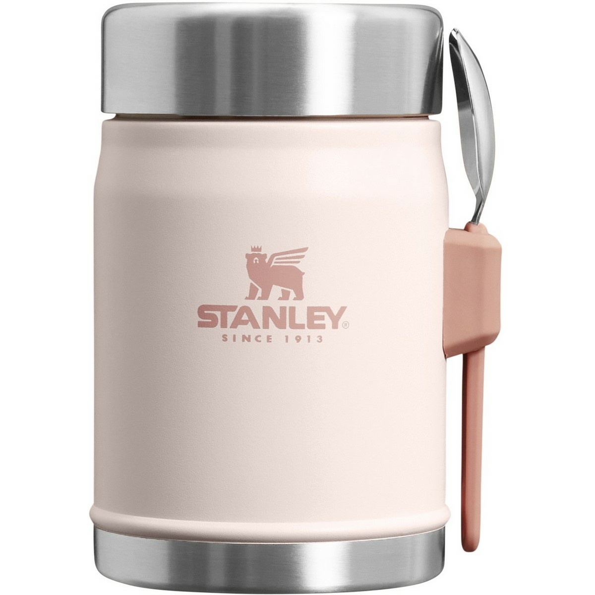 STANLEY termoska jídelní 400ml se lžící/vidličkou Rose Quartz