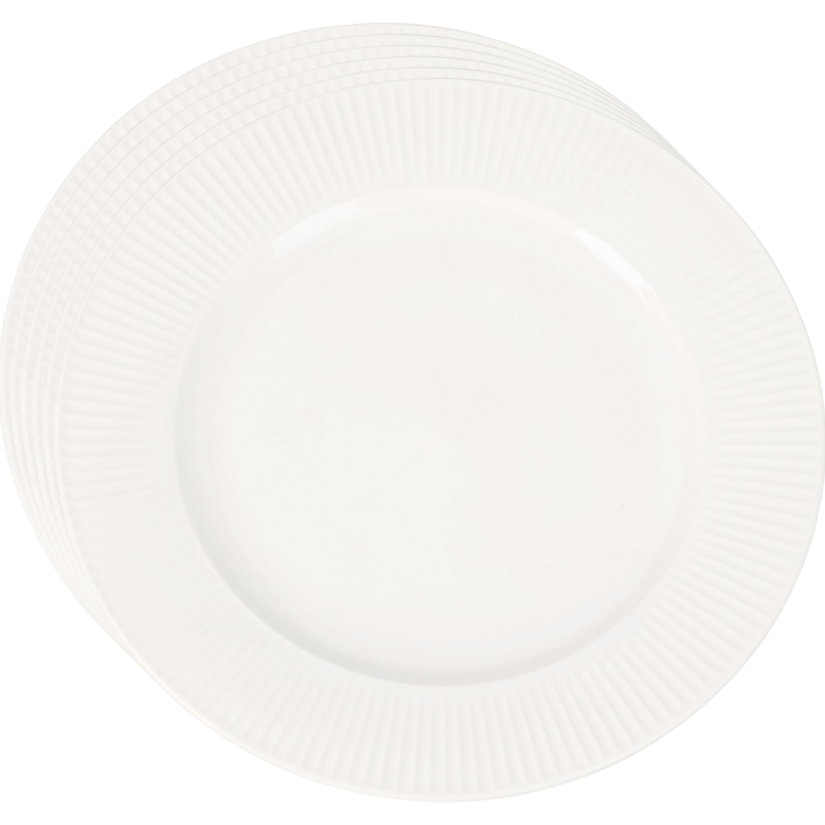 Sada 6 porcelánových mělkých talířů Linie 27 cm