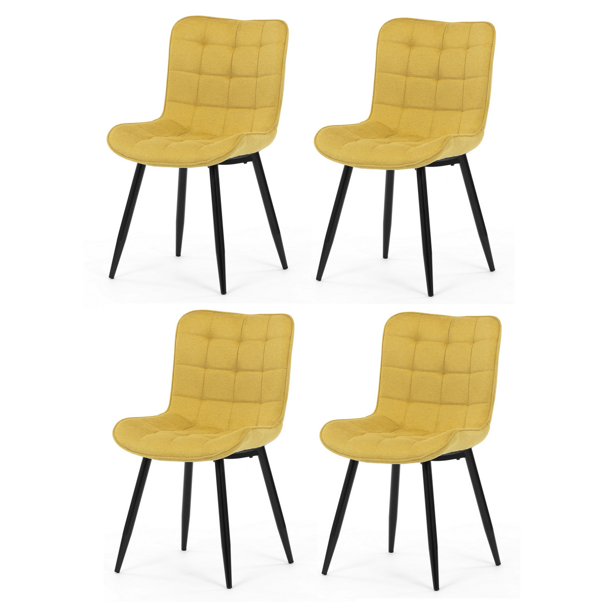 Sada jídelních židlí HC-462 YEL2