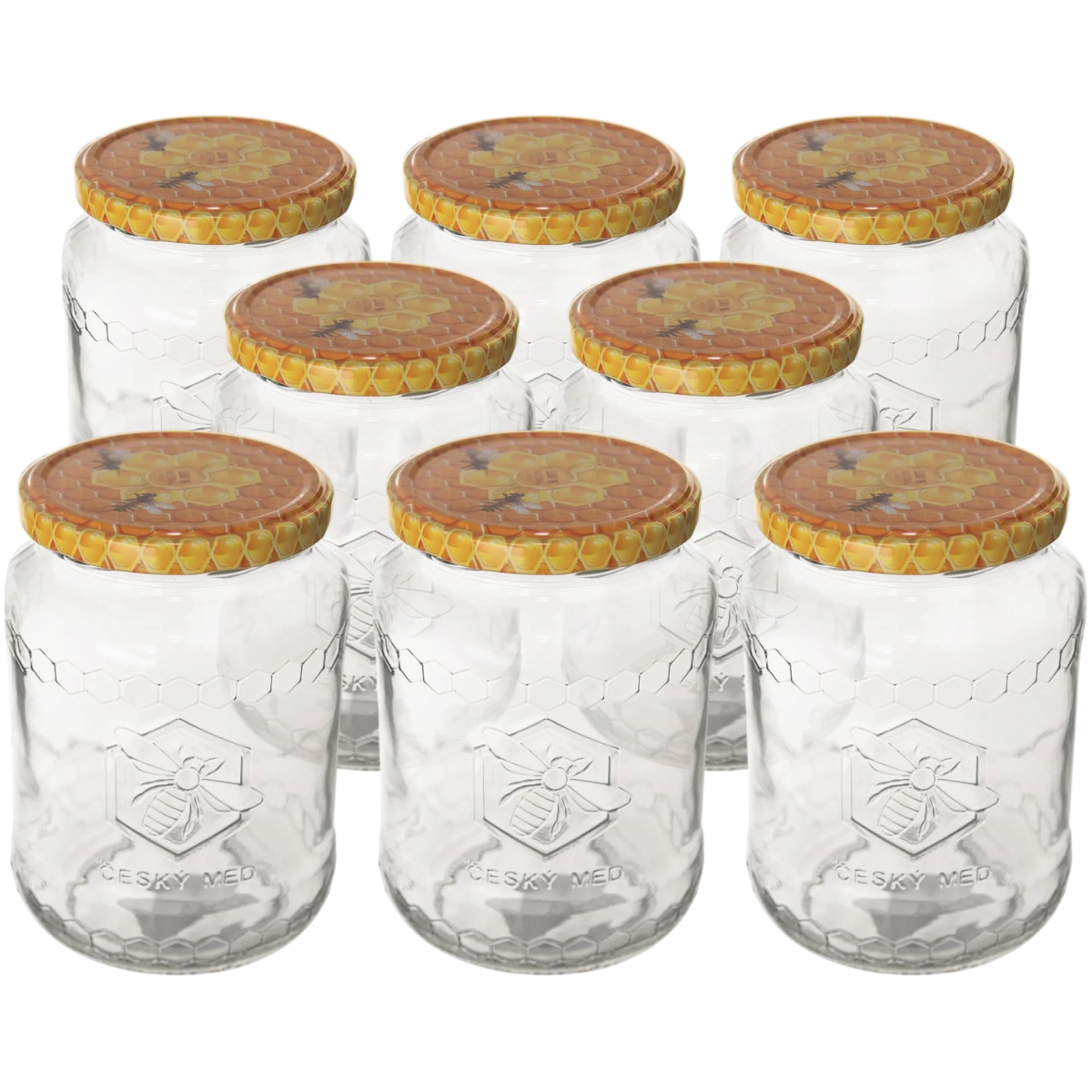 Sklenice zavařovací+víčko med 0