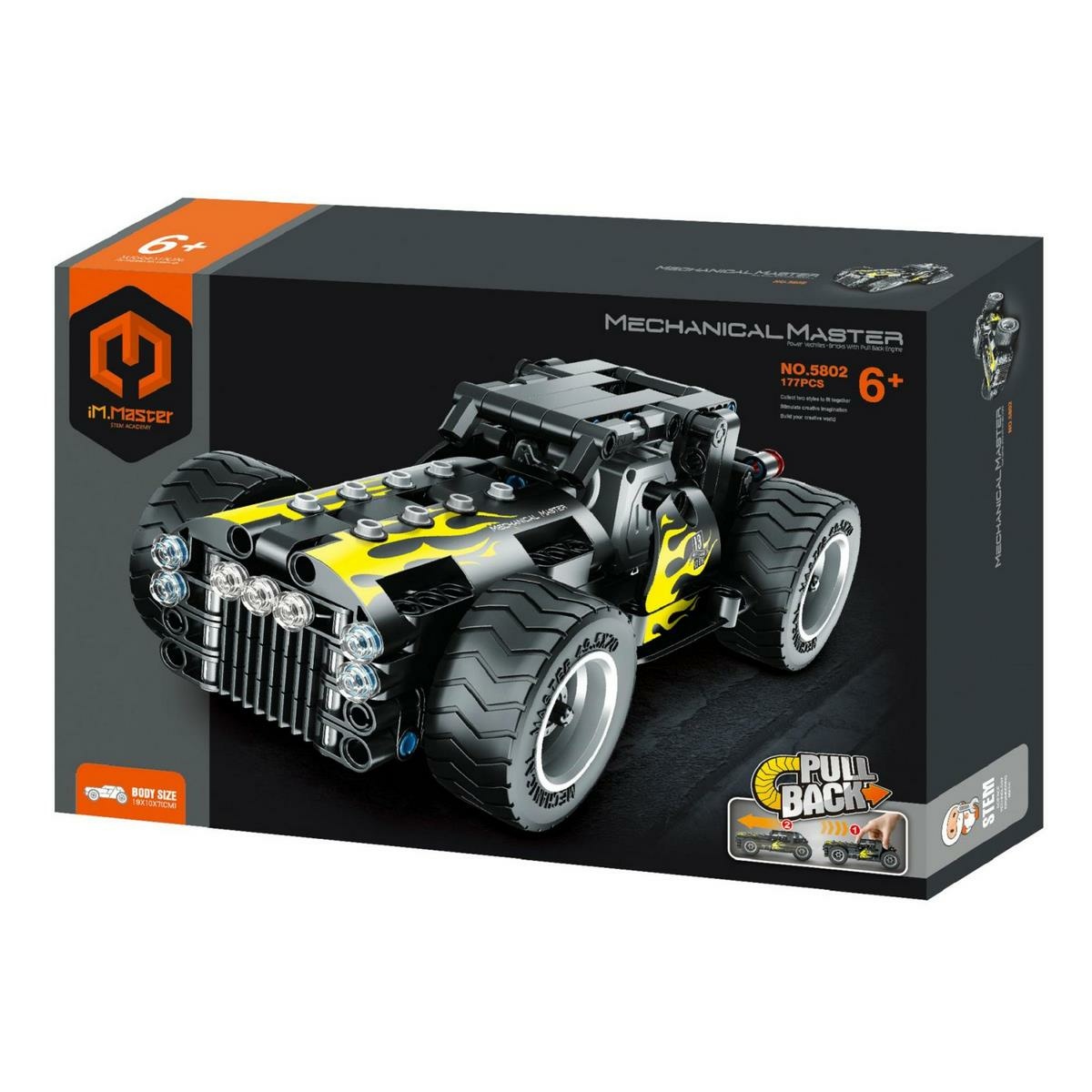 Stavebnice iM.MASTER auto na zpětné natažení