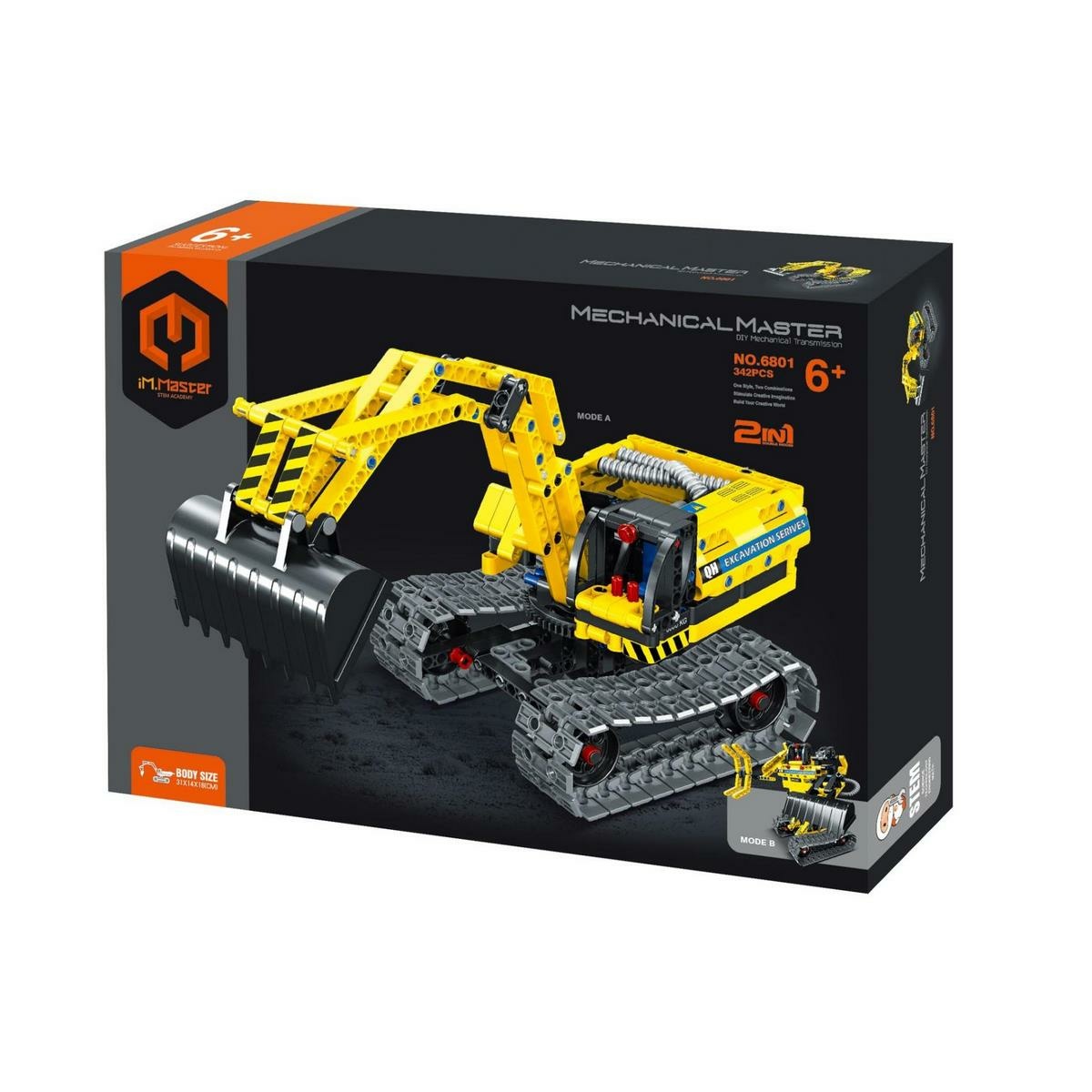 Stavebnice iM.MASTER bagr/robot 2v1