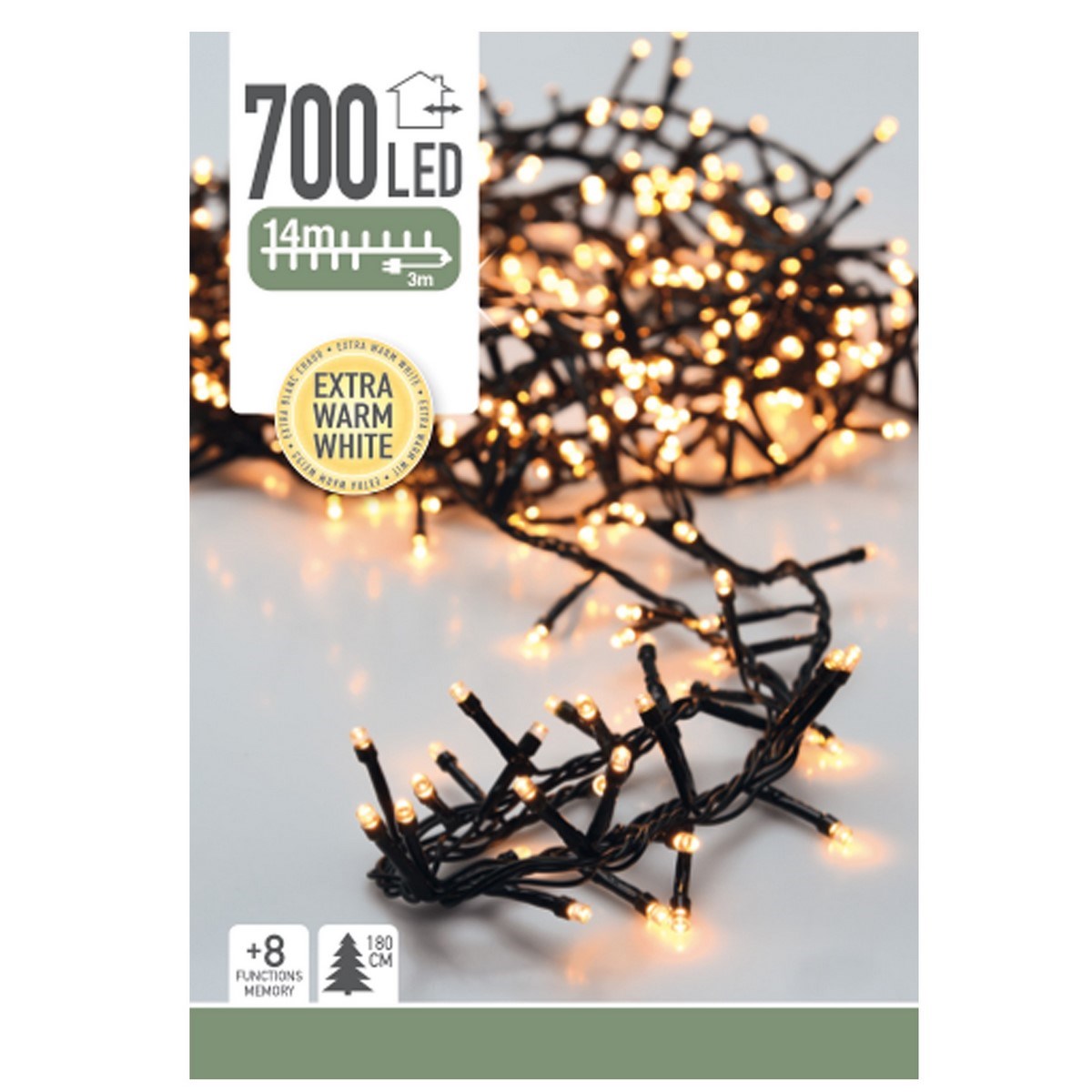 Světelný řetěz Twinkle teplá bílá