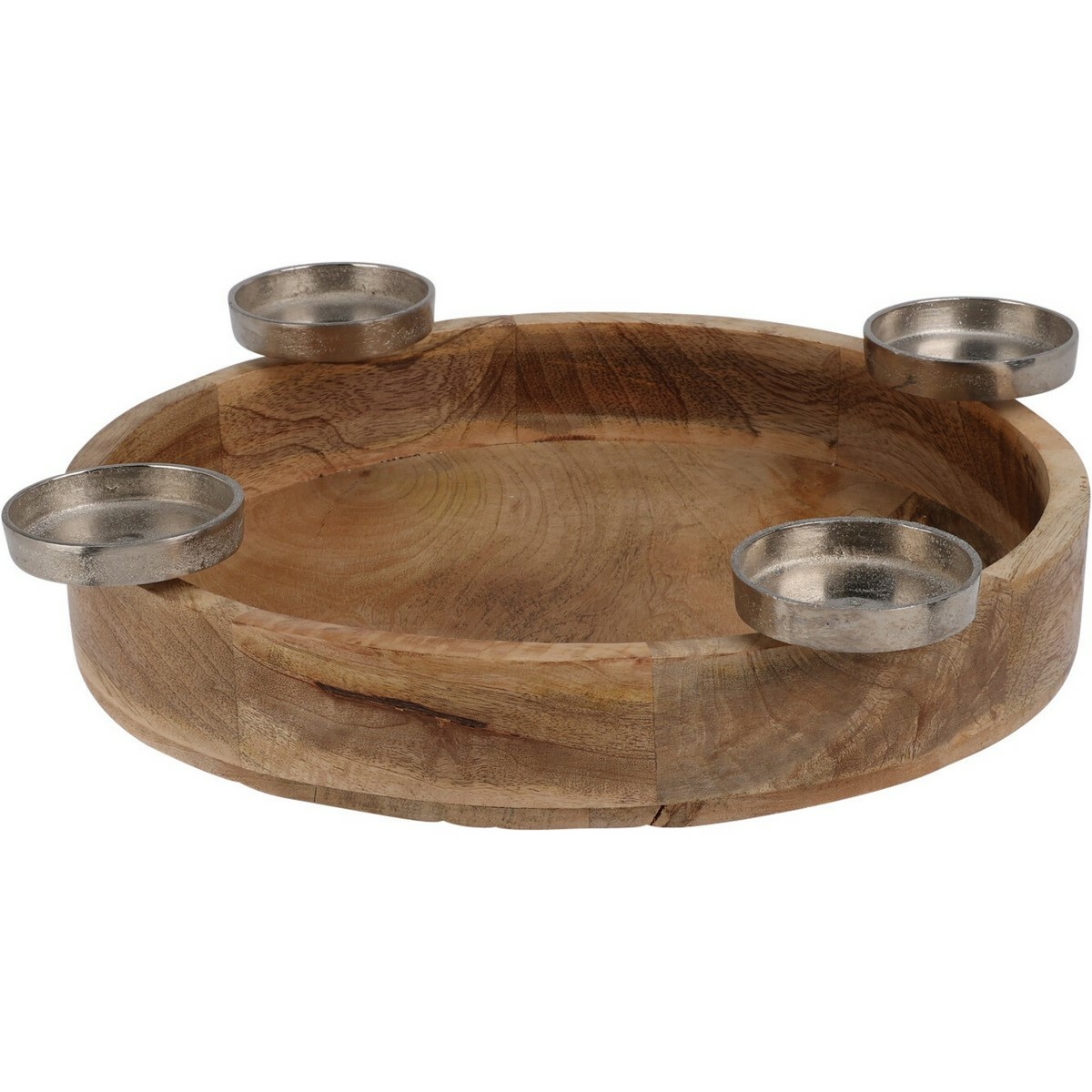 Svícen z mangového dřeva