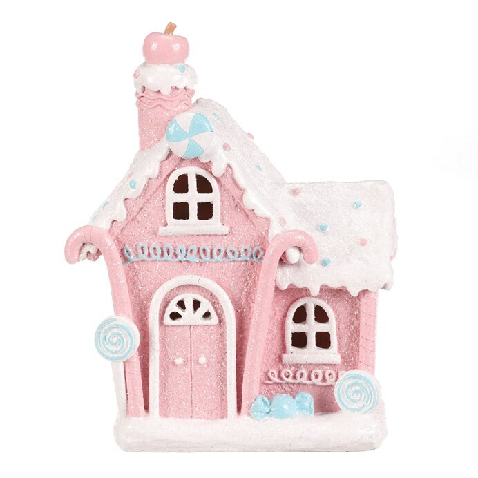 Vánoční dekorace Domek z cukrovinek