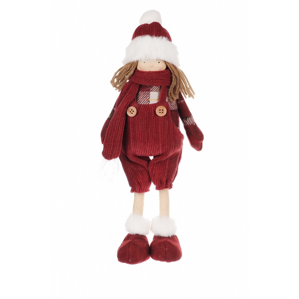 Vánoční dekorace látková holčička Lacláče