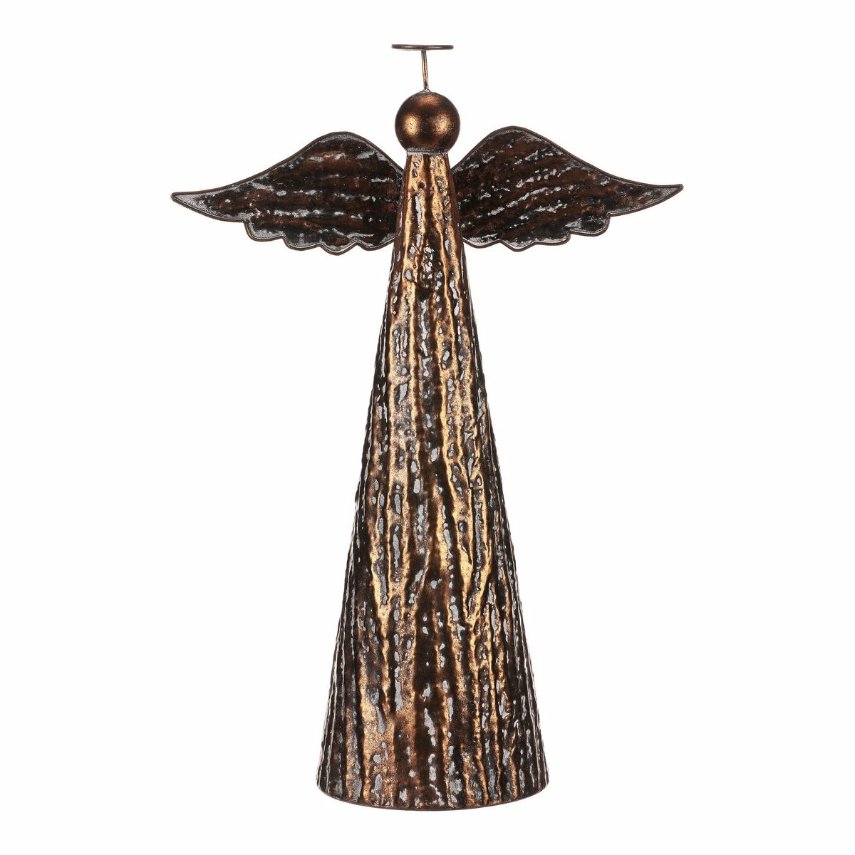 Vánoční kovová dekorace na postavení Anděl