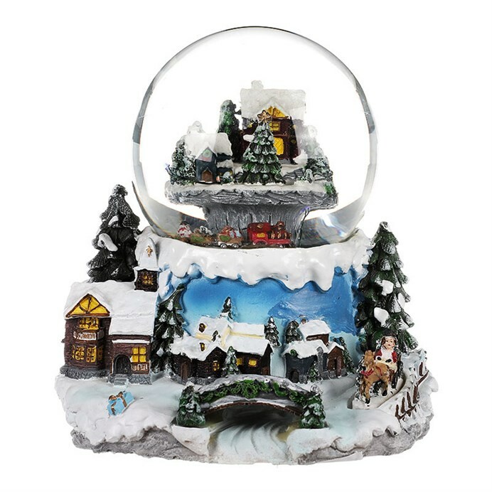 Vánoční sněžítko Zimní krajina