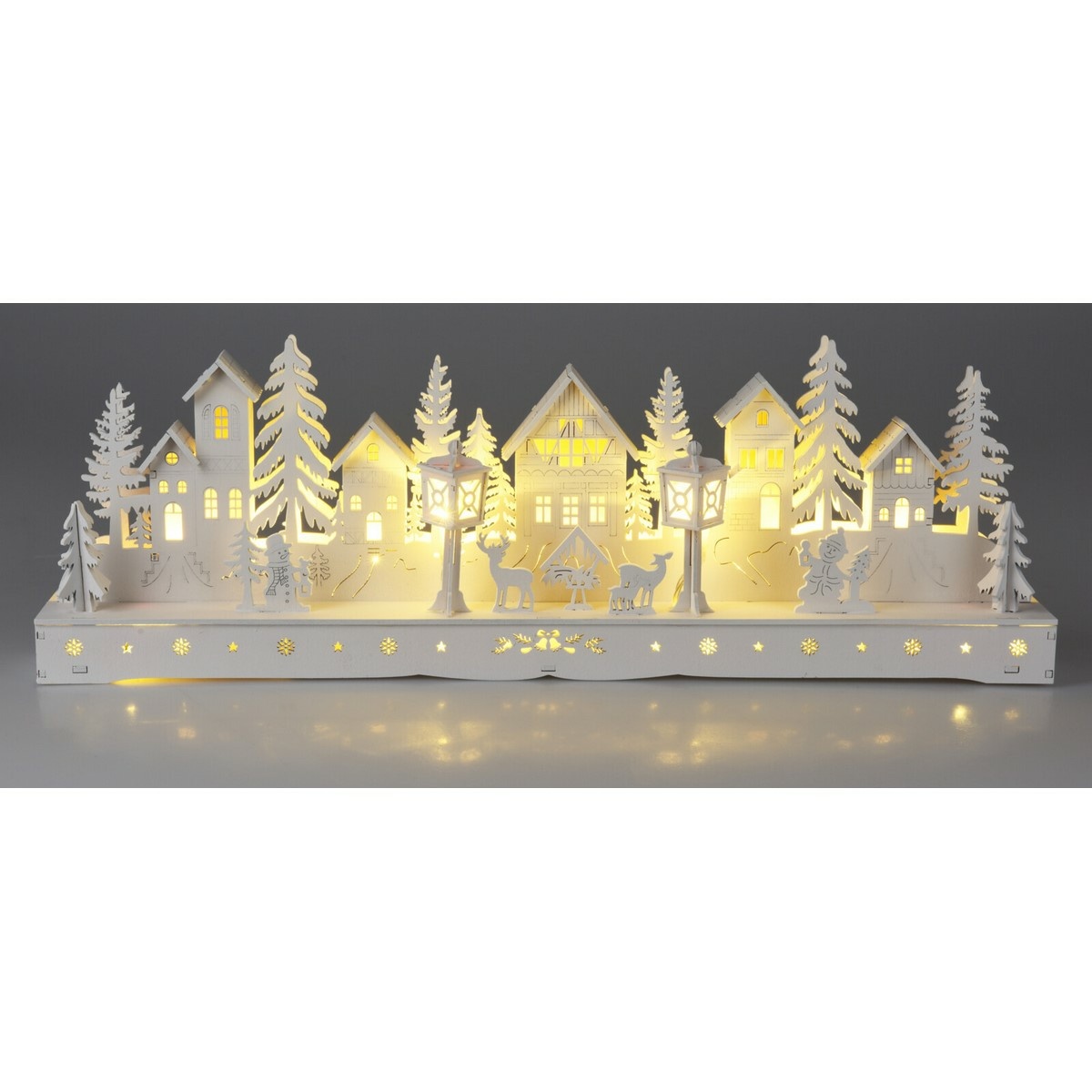 Vánoční svítící vesnička