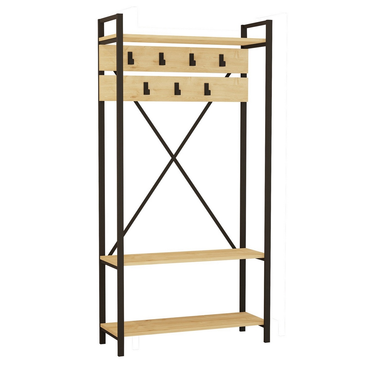 Věšák s botníkem Alfa Sapphire and Grey