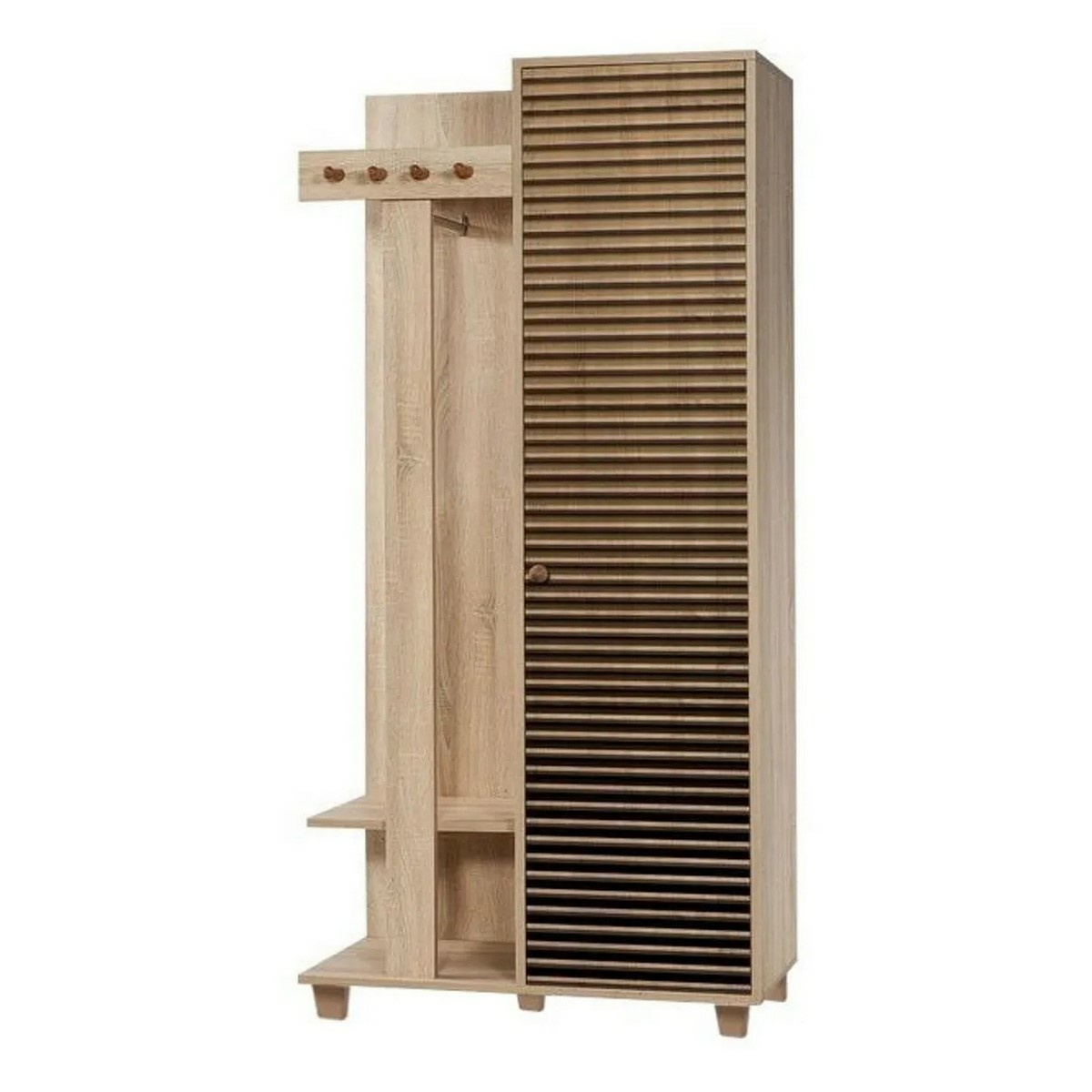 Věšák se skříní Garmanto Sonoma Oak