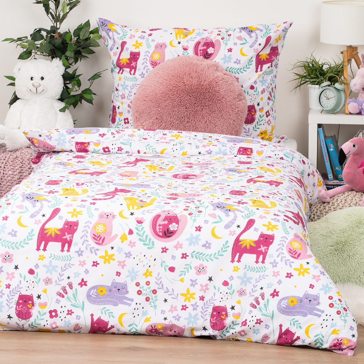 4Home Dětské bavlněné povlečení Playful Paws