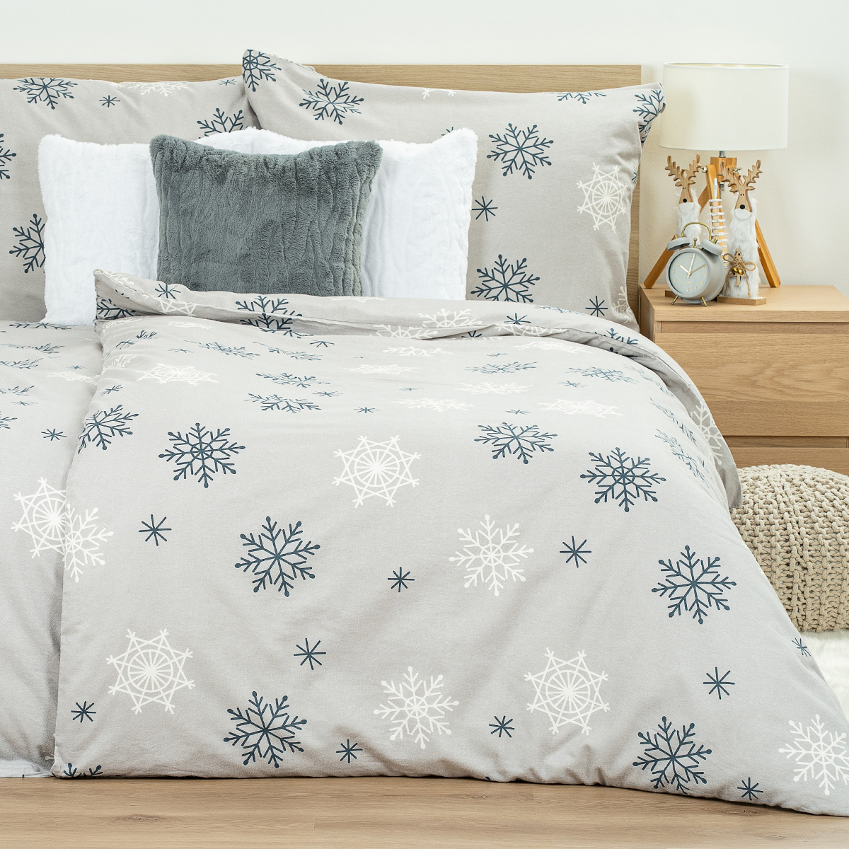 4Home Flanelové povlečení Snow Romance