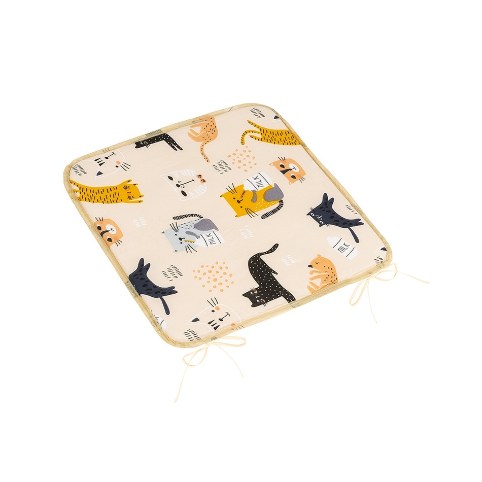 Bellatex Sedák Adéla hladký Kočka žlutá