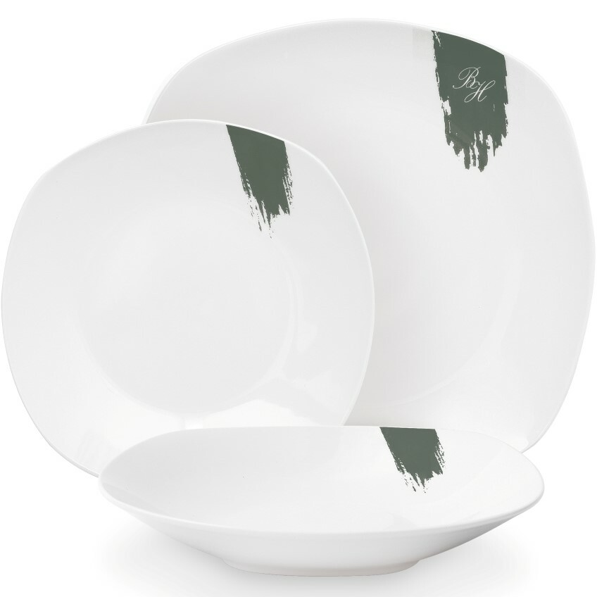 BerlingerHaus 18dílná sada talířů Matte Green