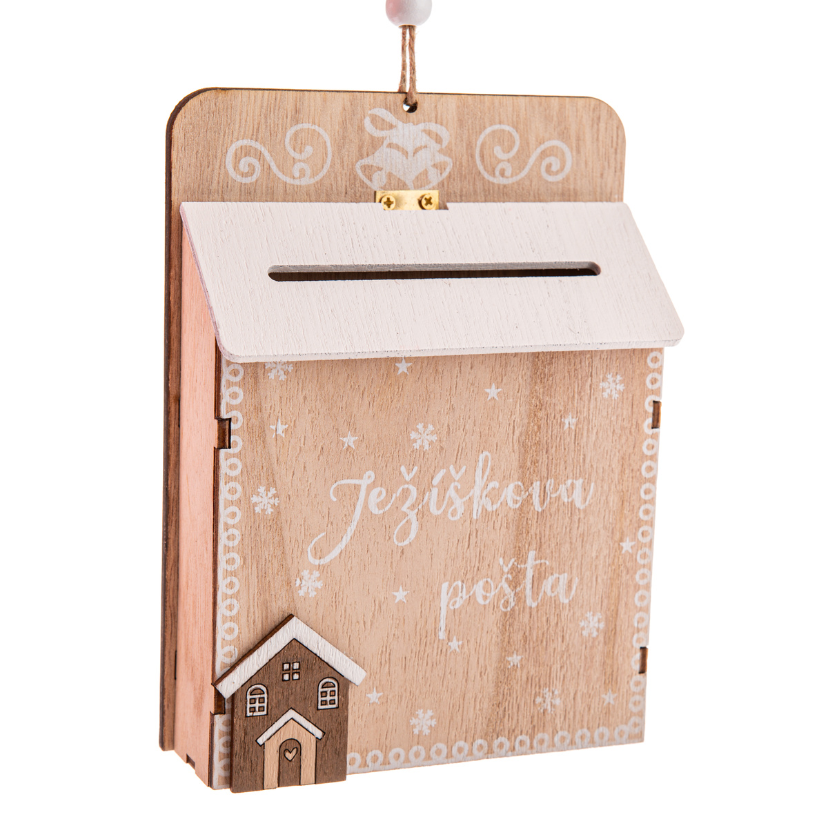 Dřevěná dopisní schránka  Ježíškova pošta