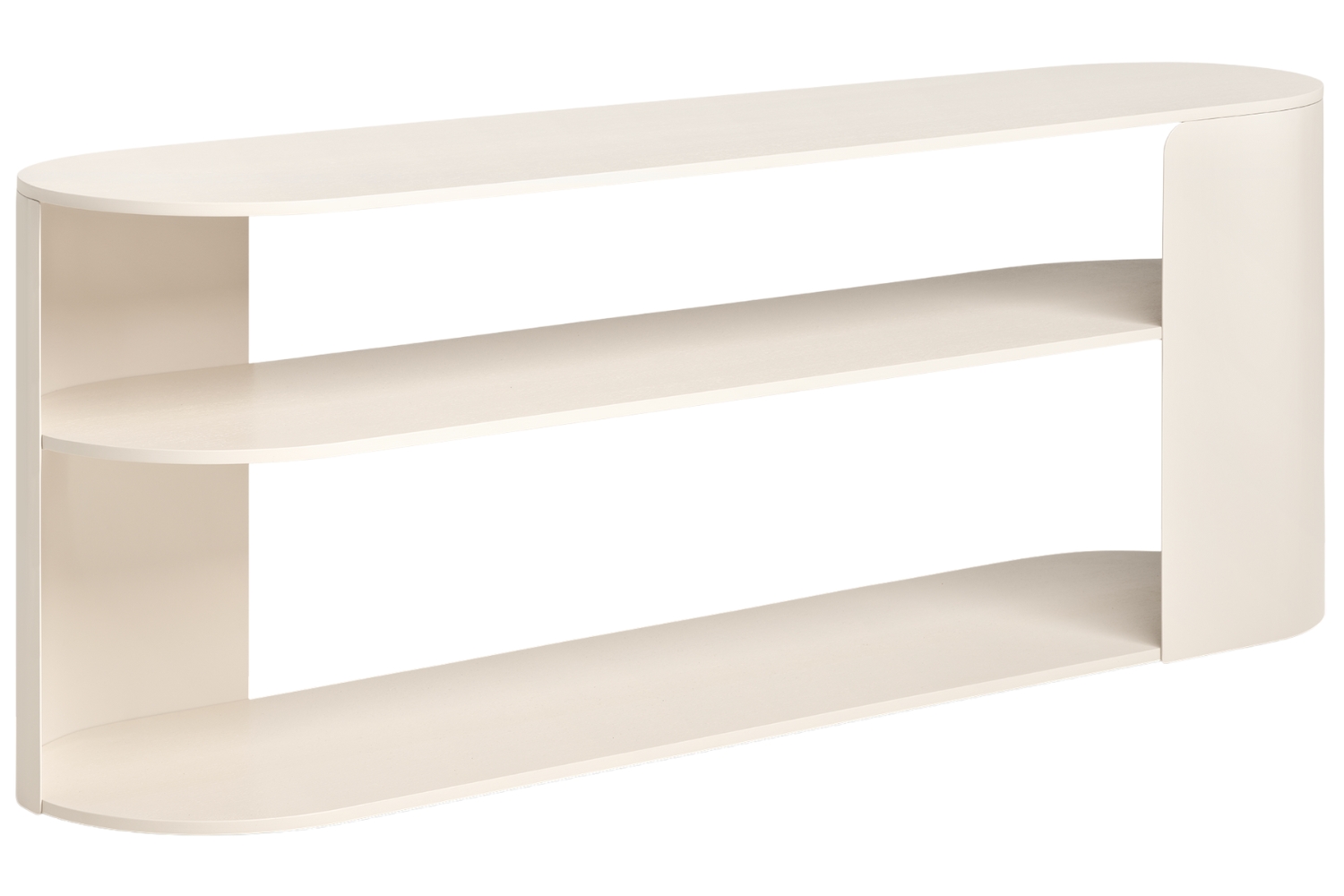 FEST Amsterdam Pískově hnědý lakovaný regál Plateau 140 x 52 cm