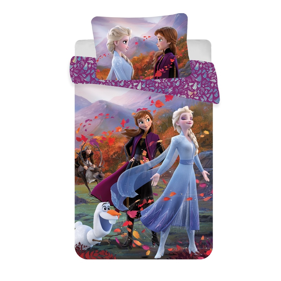 Jerry Fabrics Dětské bavlněné povlečení do postýlky Frozen 2 wind baby