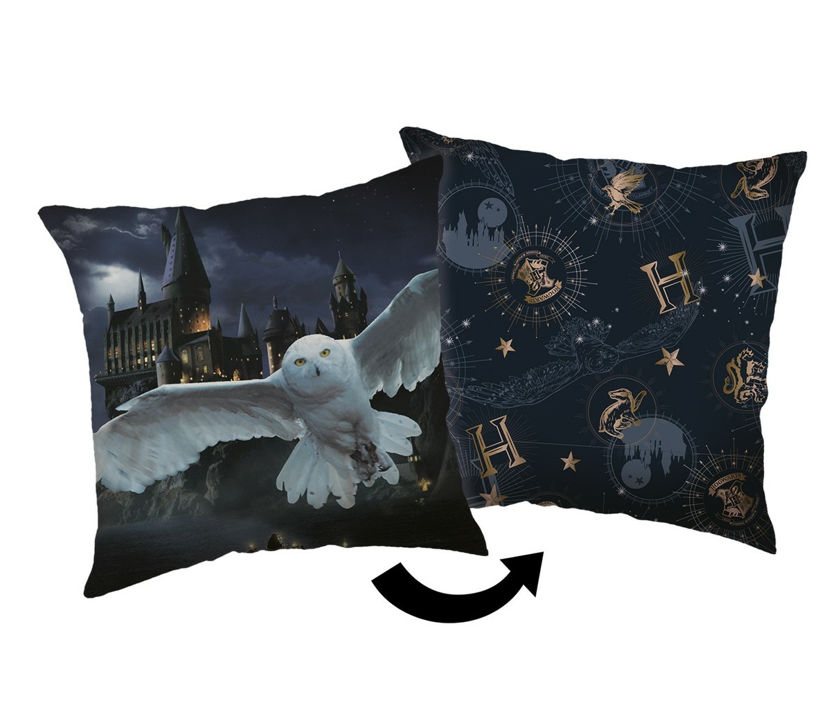 Jerry Fabrics Polštářek Harry Potter Hogwarts