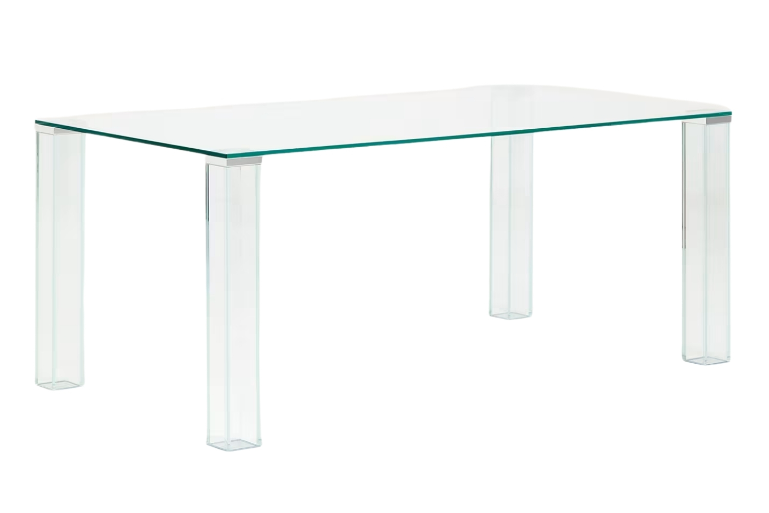 Kave Home Skleněný jídelní stůl Adularia 160 x 90 cm