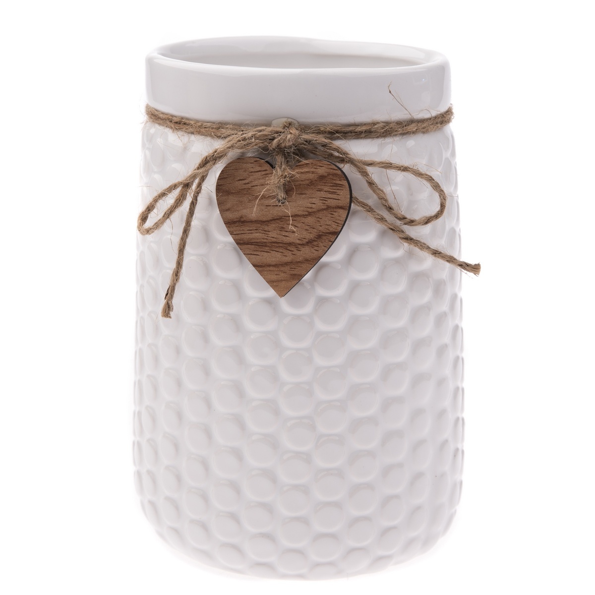 Keramická váza Wood heart