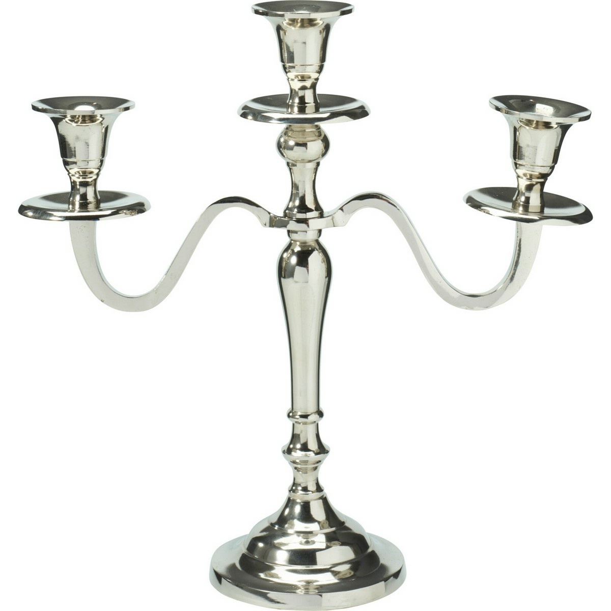 Kovový svícen 3ramenný 29x10x30 cm
