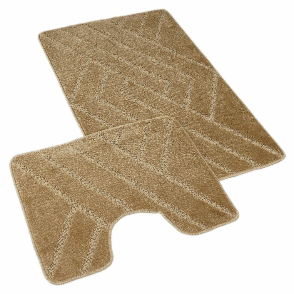 Kvalitex Sada koupelnových předložek Parkety béžová