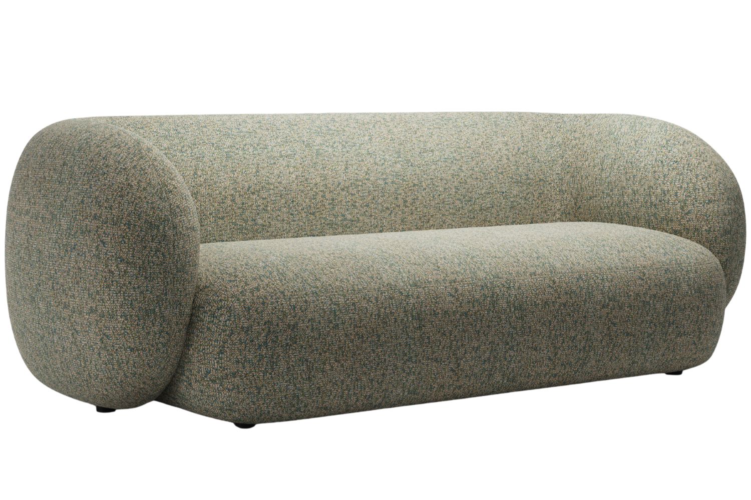 Micadoni Zelená trojmístná pohovka Kate 213 cm