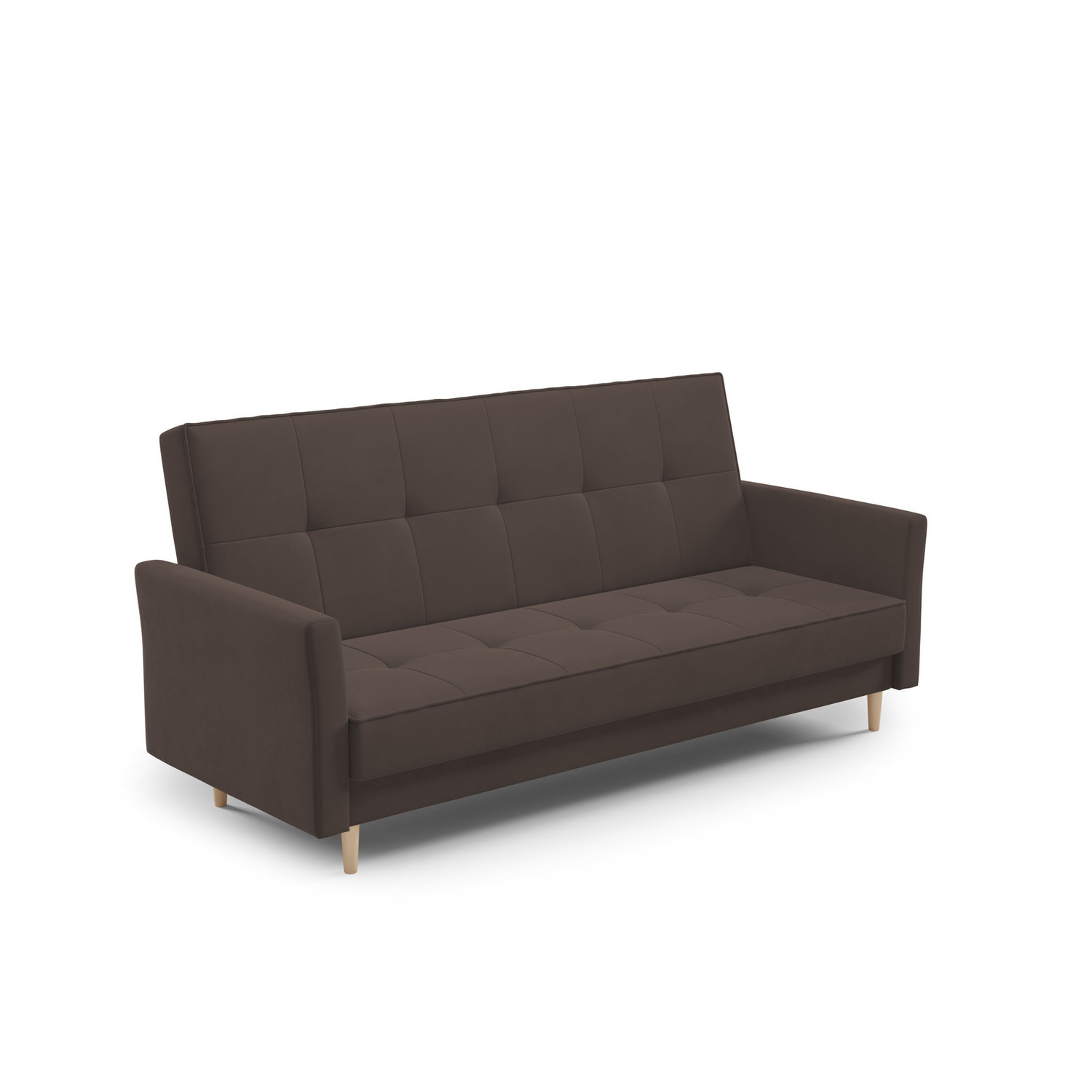 Rozkládací pohovka KARI Hnědá