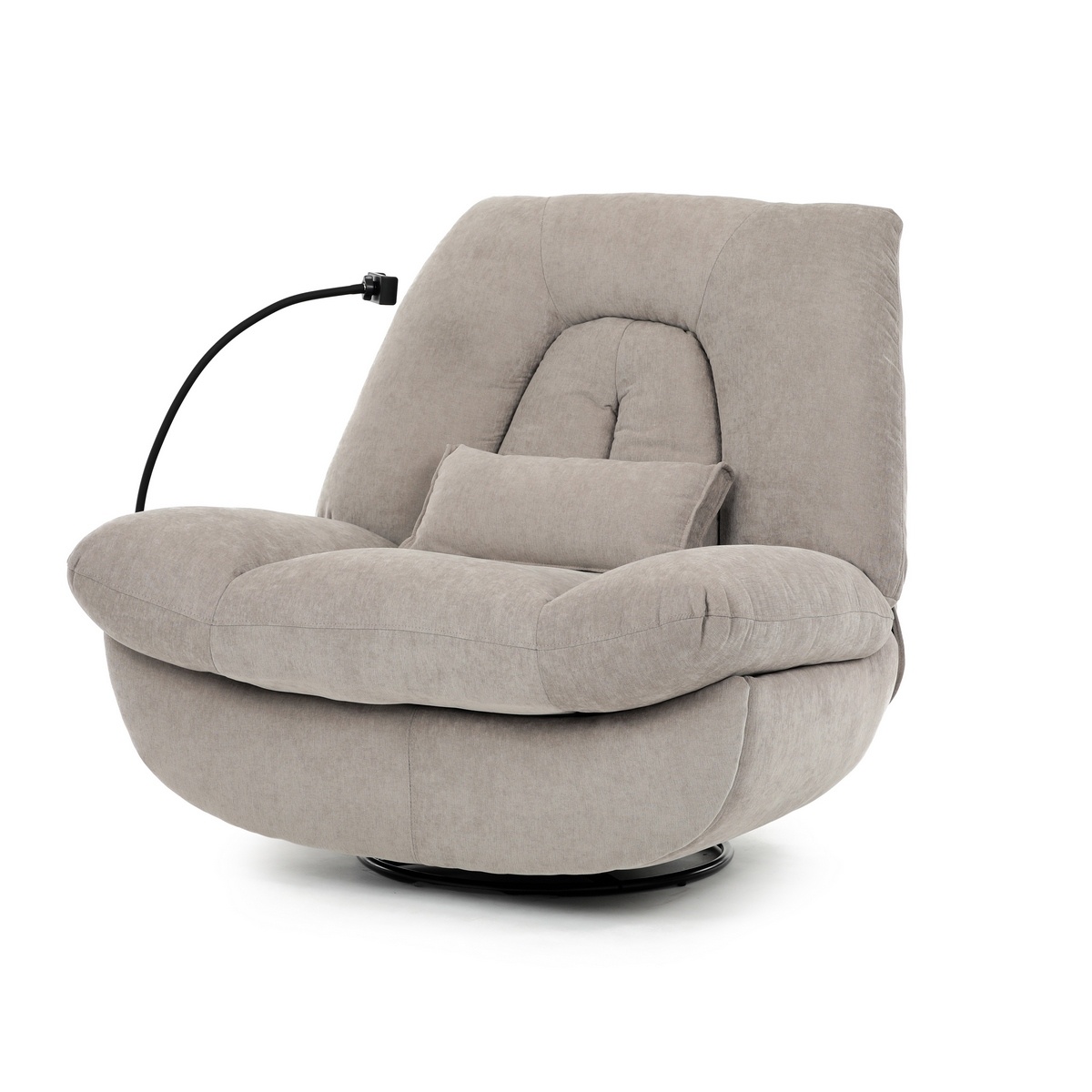 Polohovací elektrické křeslo se zabudovaným ovládáním