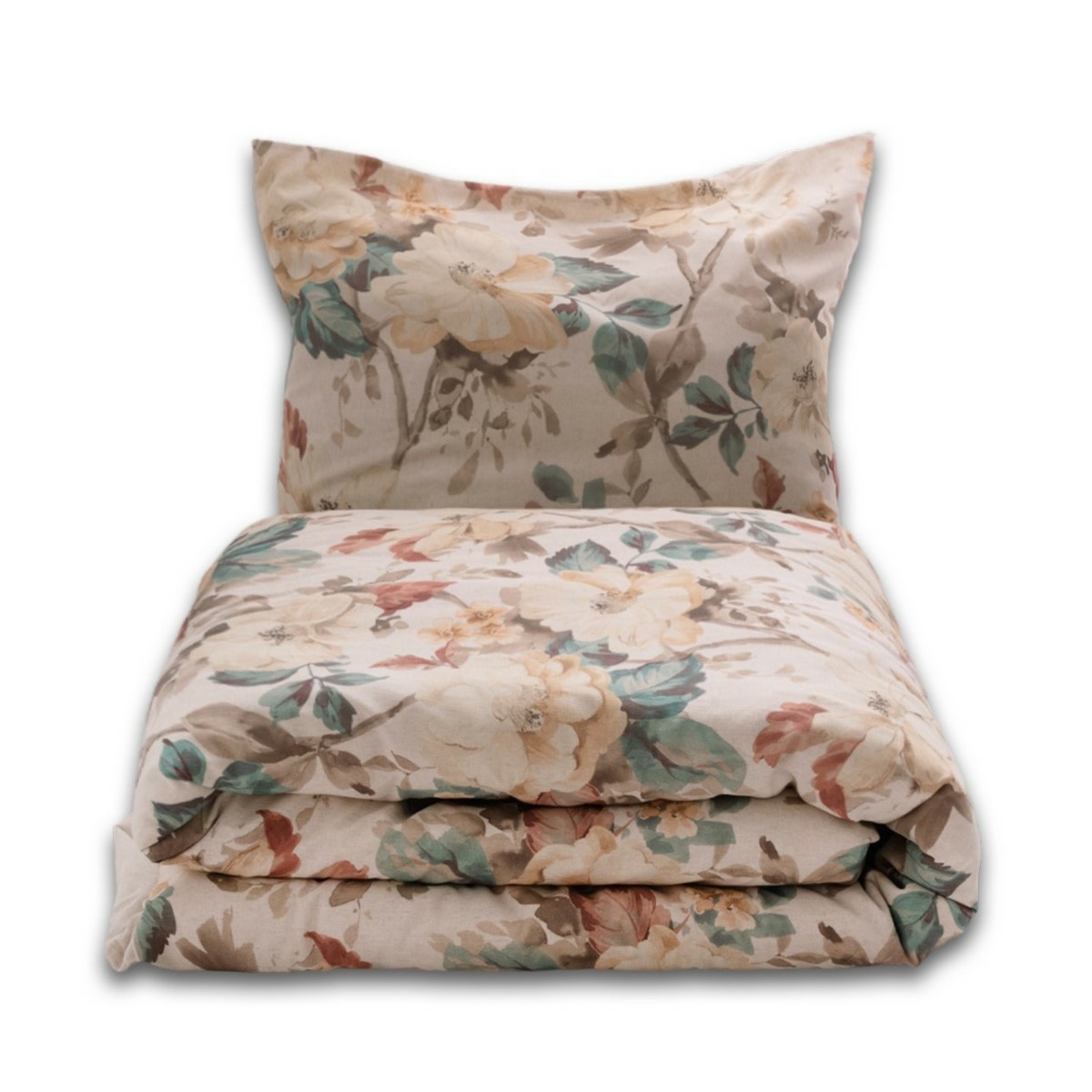 Povlečení ze směsi bavlny a lnu Rose