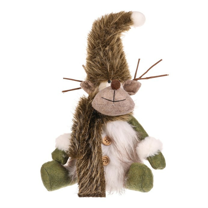 Vánoční dekorace Sob sedící