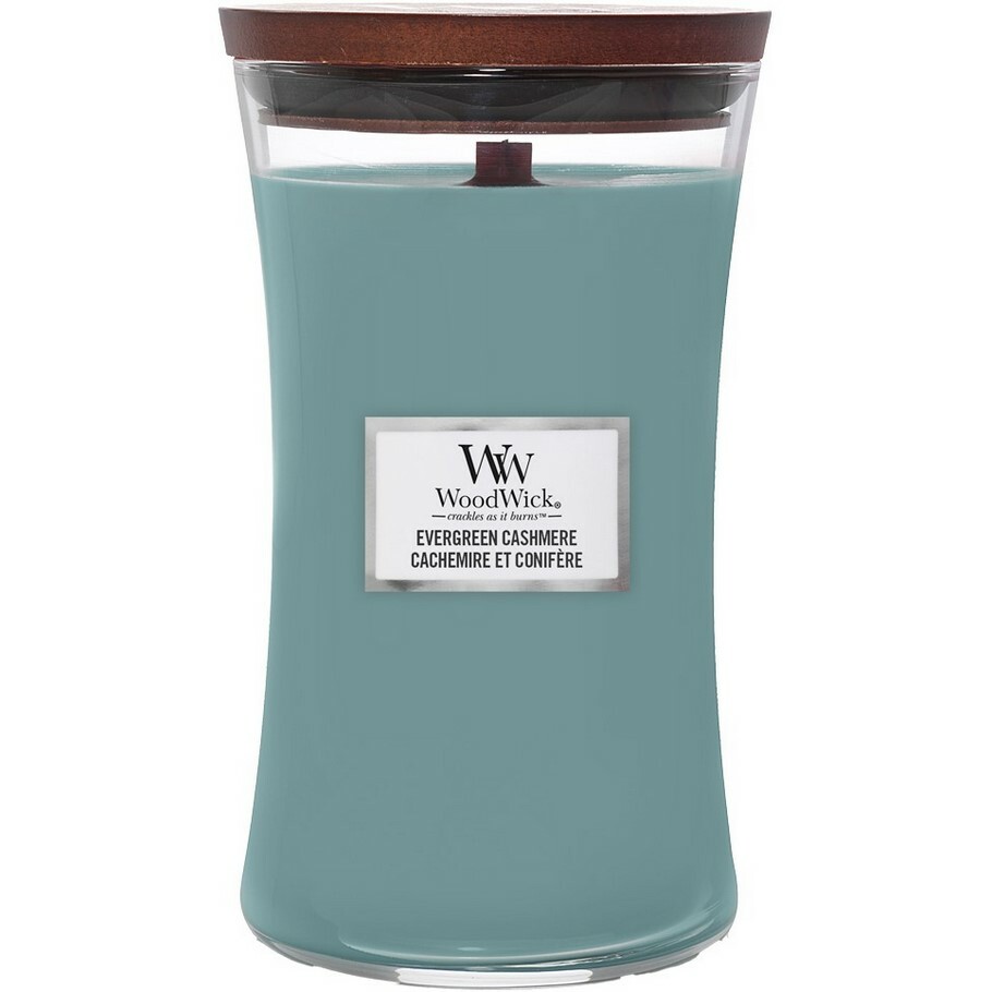 WoodWick Vonná svíčka váza velká Evergreen Cashmere