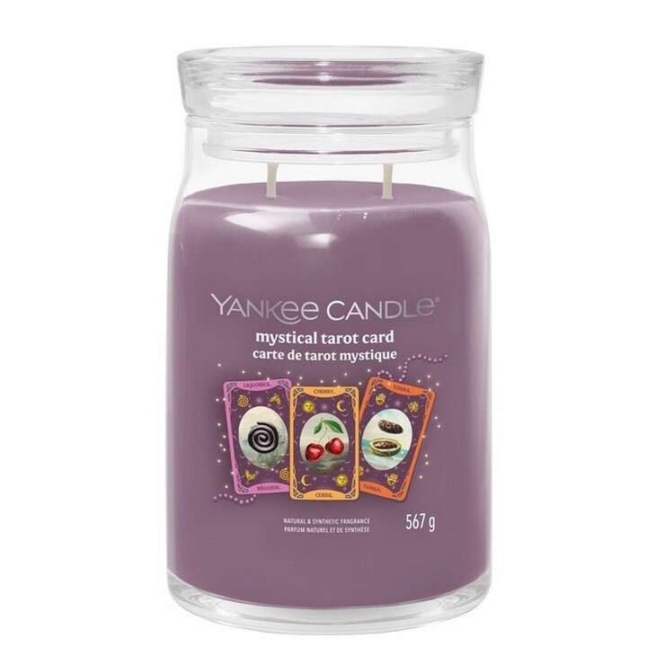 Yankee Candle Vonná svíčka velká Signature Halloween Mystical Tarot Card