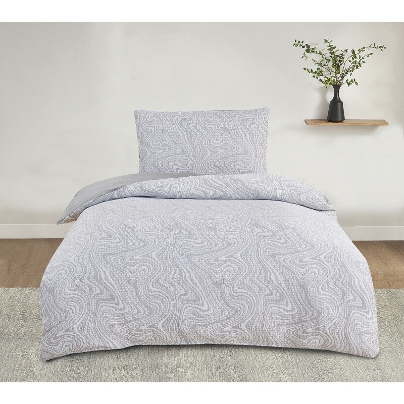 Žakárové povlečení Colorado šedá