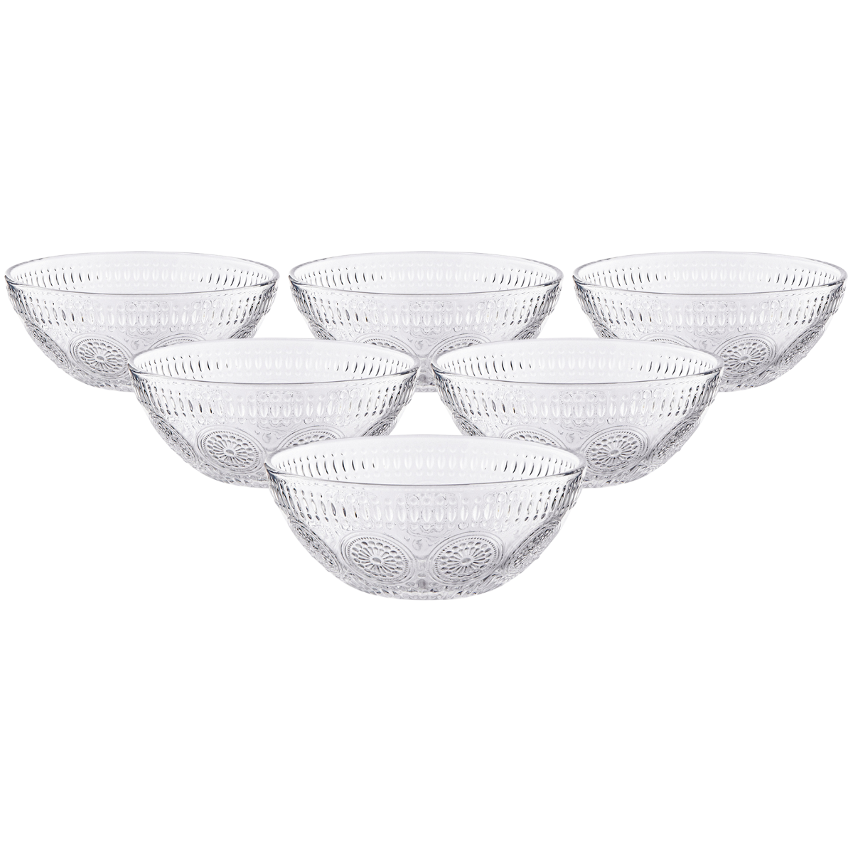 Altom 6dílná sada skleněných misek Daisy