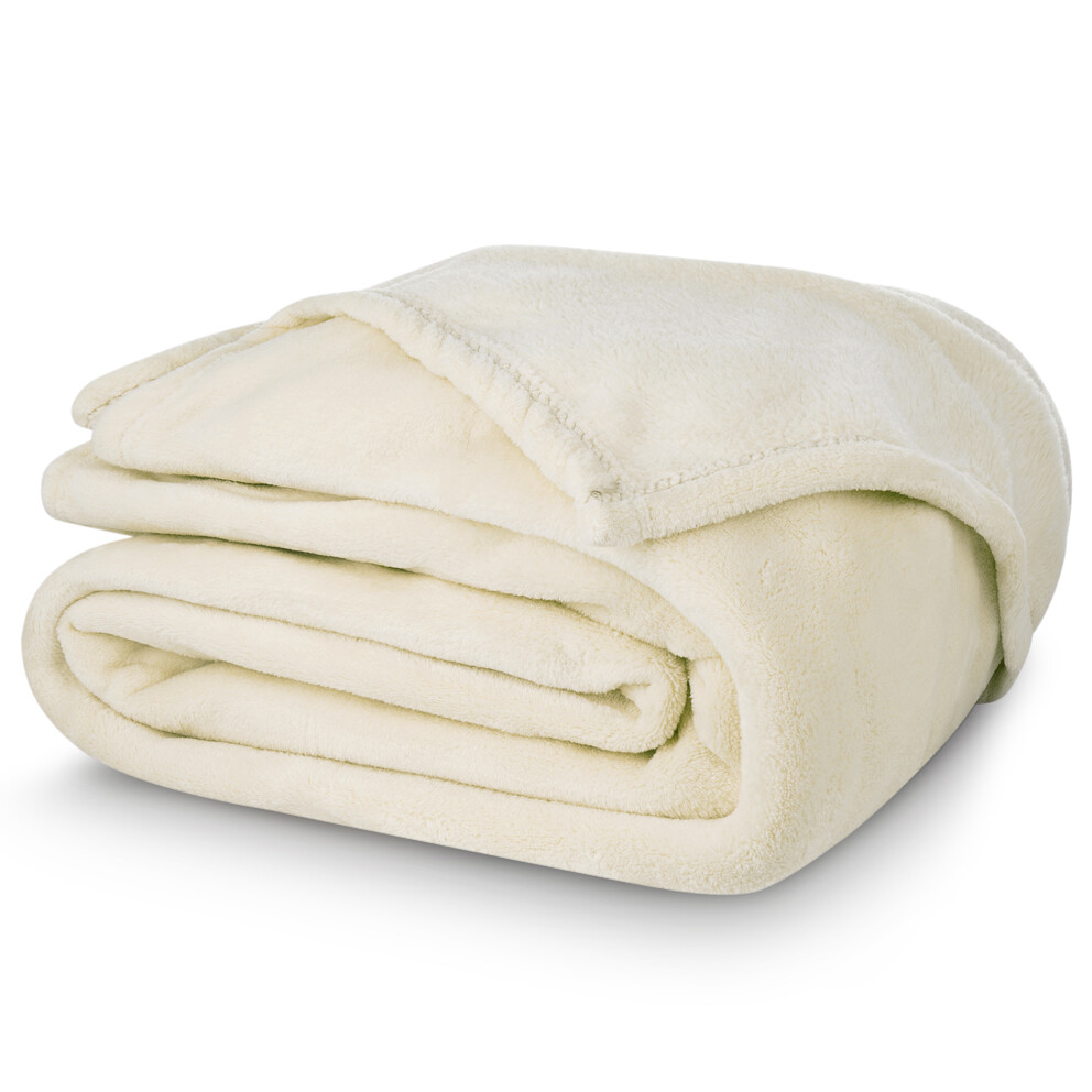 BedTex Deka mikroplyš smetanová