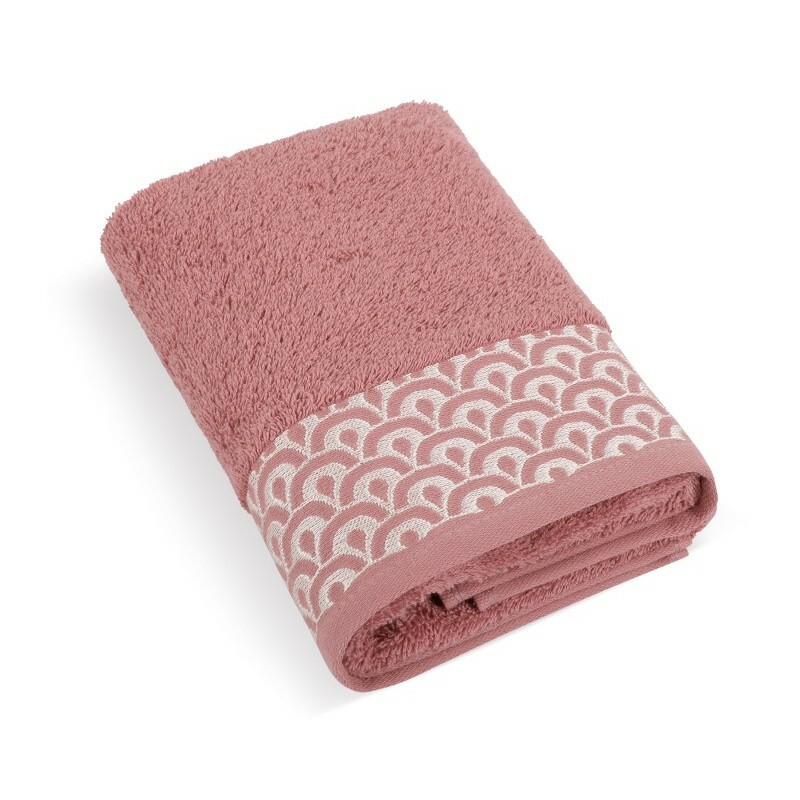 Bellatex Froté ručník Krajka starorůžová